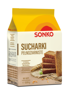 Sucharki pełnoziarniste 225 g