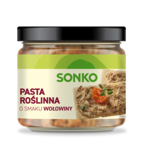 NOWOŚĆ – Pasta roślinna o smaku wołowiny 170 g