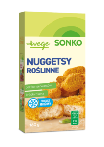 NOWOŚĆ – Nuggetsy roślinne mrożone 160 g