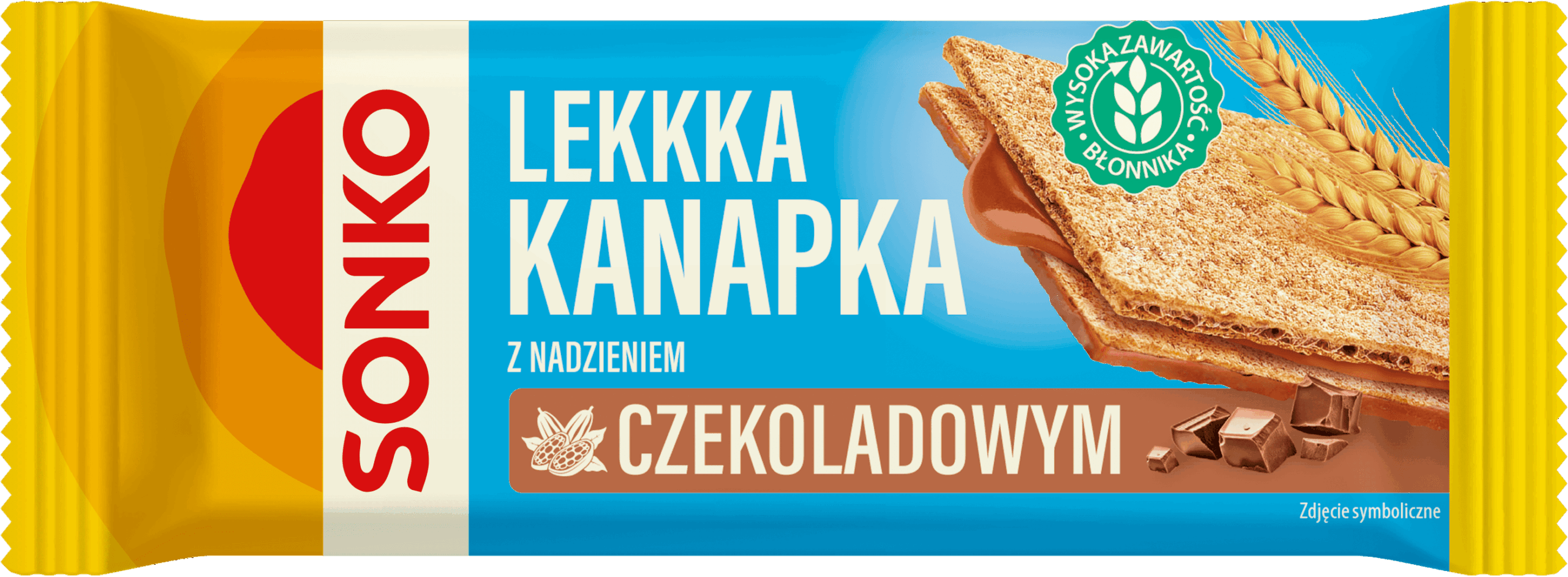 Lekkka kanapka z nadzieniem czekoladowym 30 g