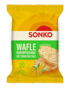 Wafle kukurydziane bez dodatku soli 35 g