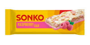 Baton kukurydziano-ryżowy o smaku maliny 11 g