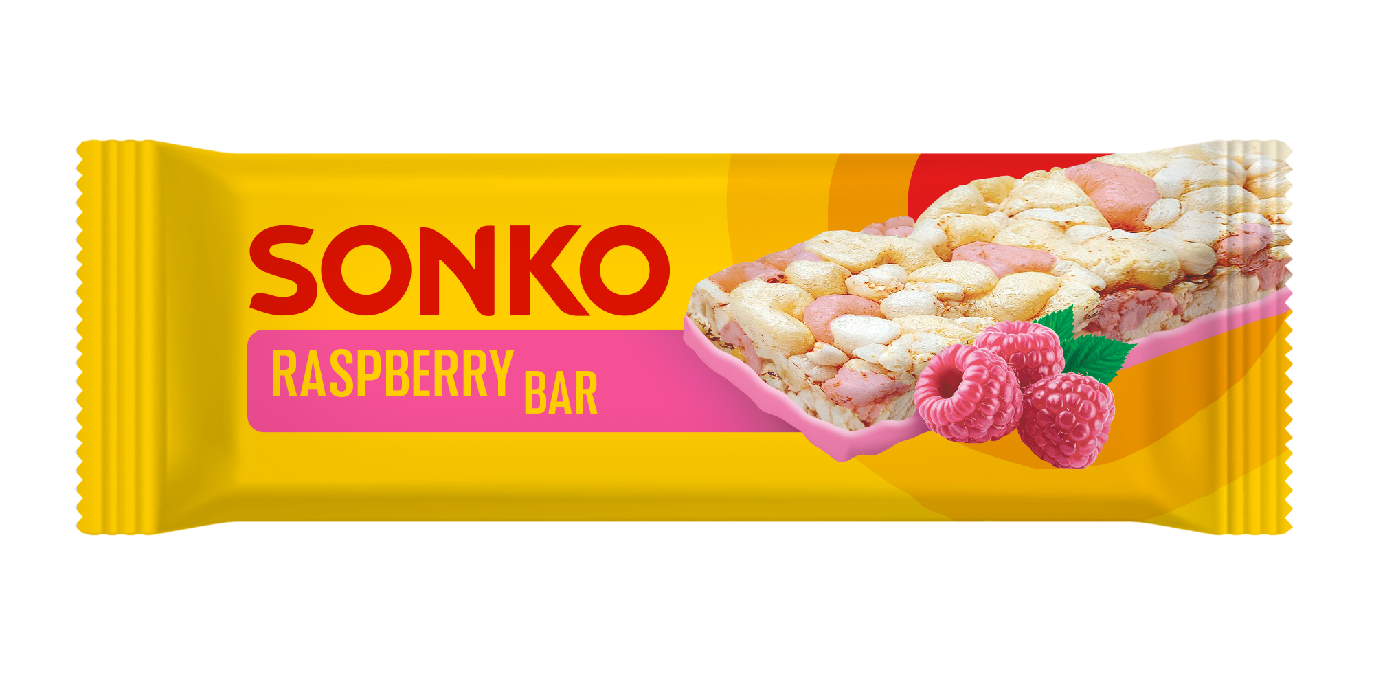 Sonko Baton kukurydziano-ryżowy o smaku maliny 11 g