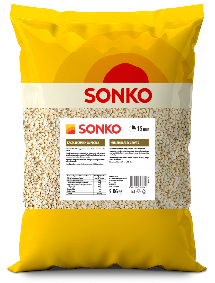 Sonko Kasza jęczmienna pęczak 5 kg