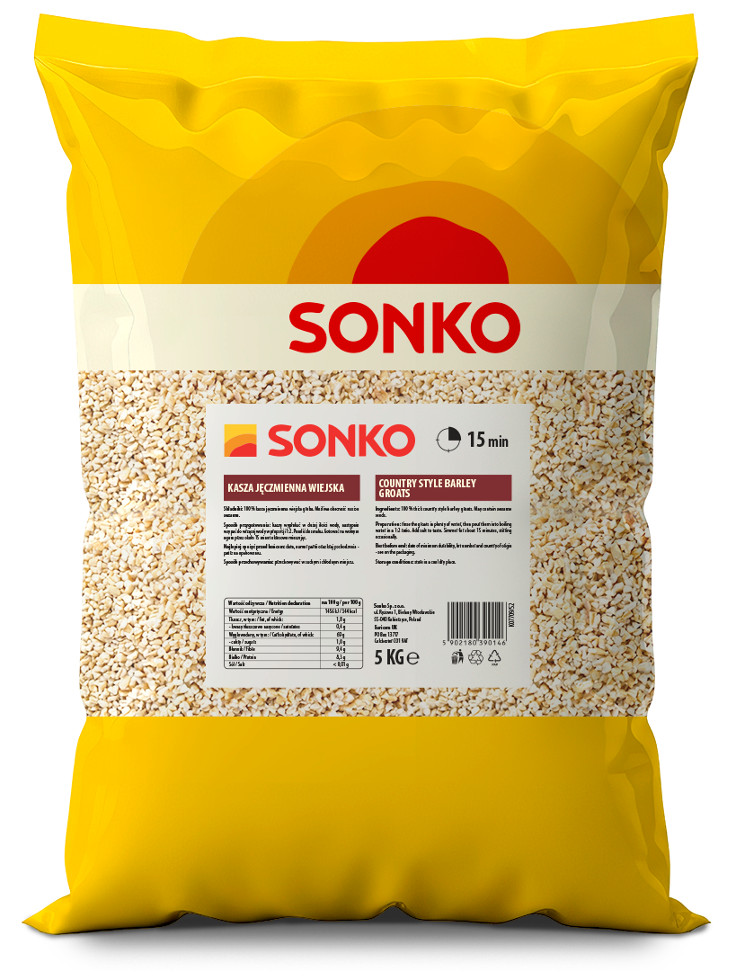 Sonko Kasza jęczmienna wiejska 5 kg