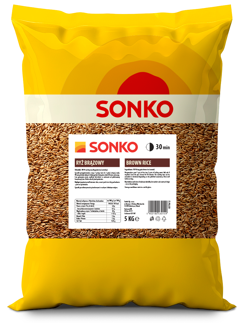 Sonko Ryż brązowy 5 kg